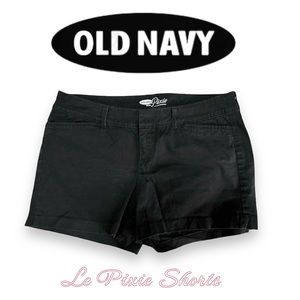 EUC Old Navy Black Le Pixie Shorts
